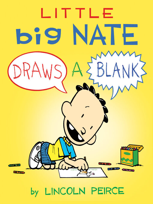 Cover image for Little Big Nate Draws a Blank